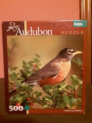 Buffalo Audubon American Robin 500 Piece Puzzle