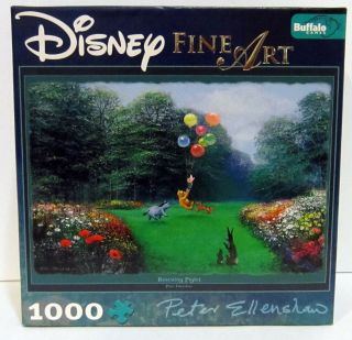 Disney Fine Art 1000 Pc Puzzle Rescuing Piglet Balloons Winnie The Pooh Usa