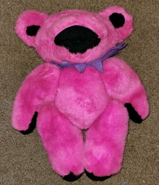 Grateful Dead Pink Magenta Dancing Jointed Bear 12 