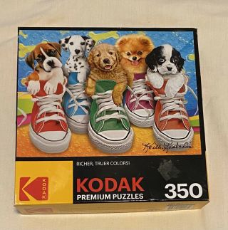 Kodak Premium Puzzles “sneaky Pups” 350 Piece Puzzle Cra - Z - Art Keith Kimberlin