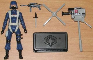 G.  I.  Joe 25th Anniversary Dvd Battles Cobra Paratrooper 3¾ " Figure