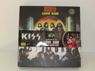 Kiss Love Gun 3 3/4 " Action Figure Deluxe Box Set Sdcc Convention Exclusive