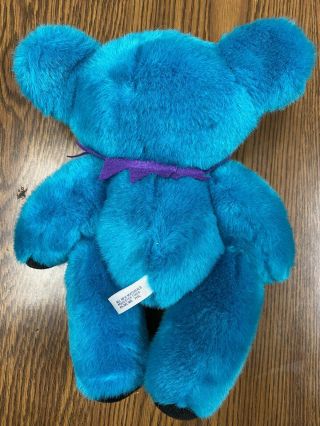 Aqua/Turquoise Jointed Grateful Dead Plush Bear W/Tags Liquid Blue 1990 2