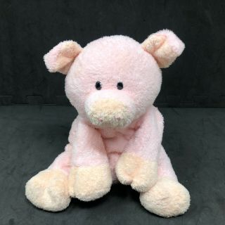 Ty Pluffies Piggy The Pink Pig Plush 9 " Stuffed Animal Floppy Beanie Lovey 2006