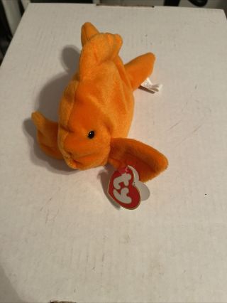 Ty Beanie Babies Goldie 3rd Gen Hang Tag/1st Gen Tush Tag Style 4023