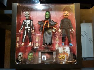 Neca Halloween Iii Season Of The Witch 8 " Scale 3 Pack Clothed Action Figure Nib