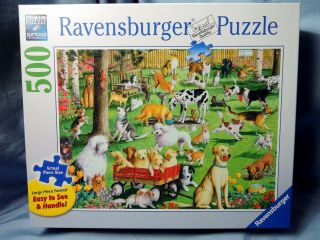 Ravensburger At The Dog Park 500 Piece Jigsaw Puzzle