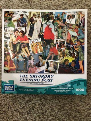 Mega Puzzles 1000 Piece The Day In The Life Of A Girl The Saturday Evening Post