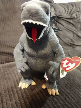 Ty Classic - Godzilla - Japan Exclusive Plush,  With Tags.  Non - Smoking Home.