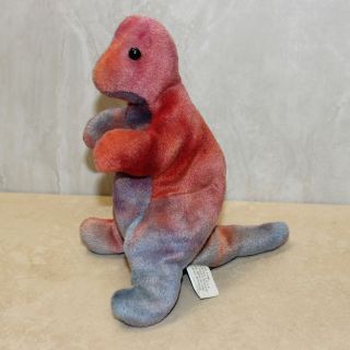 Rex (dinosaur) - No Hang Tag - 1st Or 2nd Gen Tush Ty Beanie Baby (sp)