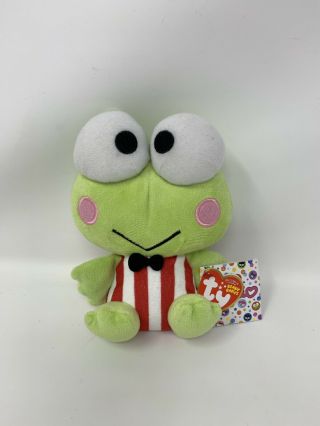 Ty Beanie Baby Keroppi The Frog From Hello Kitty (6.  5 Inch) With Tags