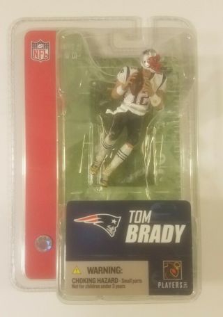 Tom Brady - England Patriots - Mcfarlane Nfl Football 3 " Figure - 2005