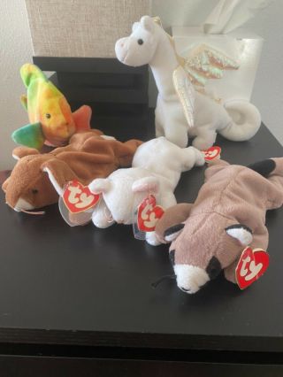 Ty 3rd Gen Beanie Babies - Flip,  Magic,  Ears,  And More