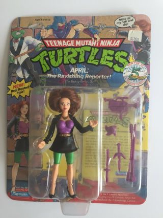 Teenage Mutant Ninja Turtles “april” 1992 Playmates Unpunched “nip” Tmnt