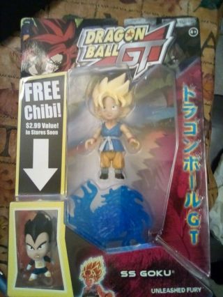 Saiyan Goku - Dragon Ball Gt - Unleashed Fury - Action Figure -