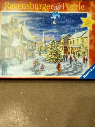 Premium Ravensburger Puzzle 1000 Piece Christmas Village Limited Edition