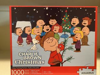 A Charlie Brown Christmas 1000 Piece Jigsaw Puzzle Aquarius 20”x28”