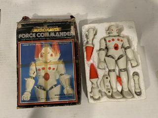 1977 Micronauts Force Commander Action Figure W/box Mego