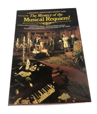 Springbok: Mystery Of The Musical Requiem 500 Piece Jigsaw Puzzle Decoder Solve