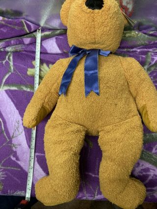 Retired Collectible Plush Toy Ty Buddy Beanie Baby Large Fuzz The Bear