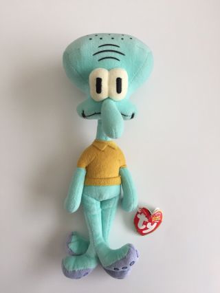 Ty Squidward Tentacles 2004 Beanie Baby (from Spongebob Squarepants) Pre Owned