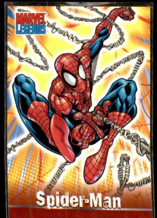 2001 Topps Marvel Legends Promo Card Spider - Man P1
