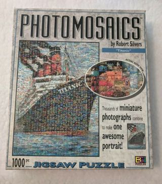 Titanic Photomosaics Jigsaw Puzzle Over 1000 Piece Robert Silvers Buffalo Games