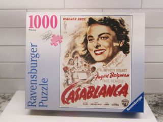 Ravensburger Casablanca Movie Poster Jigsaw Puzzle 1000 Piece Ingrid Bergman