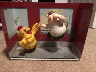 Family Guy Peter Griffin Vs.  The Giant Chicken Action Figures Loose