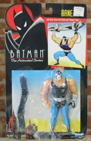 Vintage Kenner Bane Action Figure - Batman The Animated Series 1995 On Card