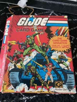 1982 G.  I Joe Card Game From The Maker Of Uno
