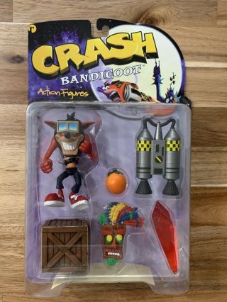 Crash Bandicoot Series 1 Figure " Jet Pack Crash Bandicoot "