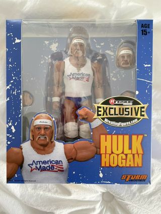 Ringside Exclusive American Made Hulk Hogan Figure Storm Collectibles Elite Open