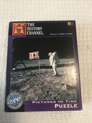 The History Channel Buffalo Puzzle Pictures In Time Apollo 11 Moon Landing 500