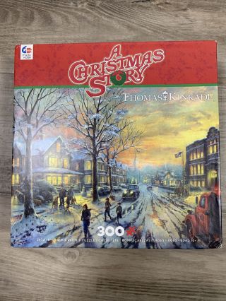 Ceaco Thomas Kinkade A Christmas Story 300 Piece Puzzle - Complete