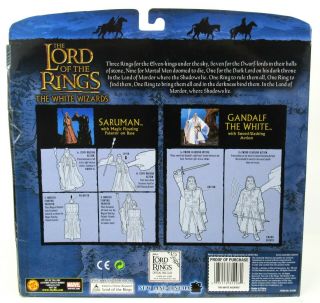 ToyBiz Lord Of The Rings The White Wizards Saruman & Gandalf 2