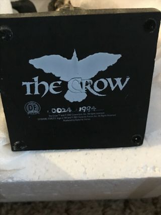 The Crow Resin Bust DYNAMIC FORCES Limited Edition 0024 Of 1994 Distressed Box 2
