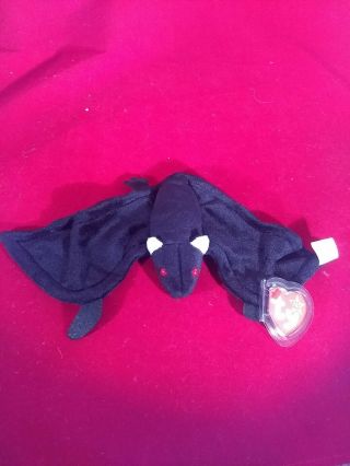 Ty Beanie Baby Radar The Bat Plush From 1995 Retired Tags
