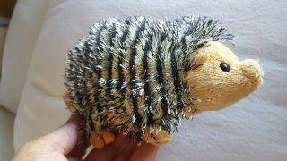 2004 TY CHUCKLES the HEDGEHOG BEANIE BABY - NO heart HANG TAG,  pre - owned,  cute 3