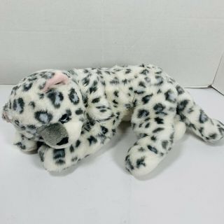 2004 Ty Beanie Babies Sundar Snow Leopard Bean Filled Stuffed Animal Plush Toy