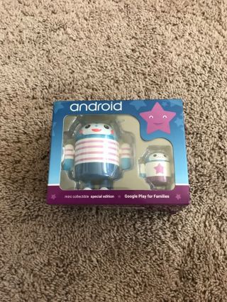 Android Mini Collectible Special Edition Google Play For Families Figure Set