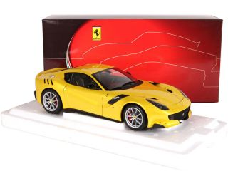 Ferrari F12 Tdf Giallo Tristrato Yellow 1/18 Diecast Model Car By Bbr 182100 Die
