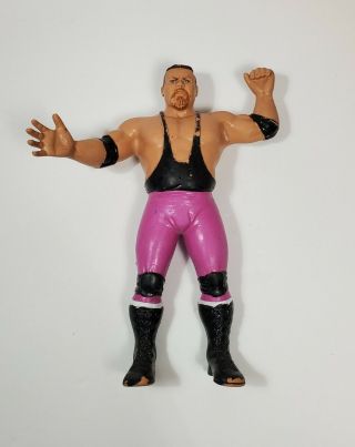 Vintage Wwf Ljn Jim The Anvil Neidhart Wrestling Figure Wwe Hart Foundation 1987