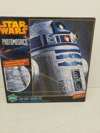 Star Wars R2 - D2 Photomosaics 1000 Pc Jigsaw Puzzle Buffalo Games.
