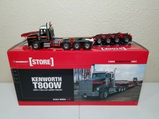Kenworth T800w With 4 - Axle Flip Lowboy - Mammoet - Sword 1:50 Scale 410010