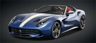 Ferrari F60 America Model In Blue 1:18 Scale By Bbr