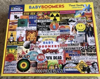 White Mountain - Baby Boomers 1000 Piece Puzzle