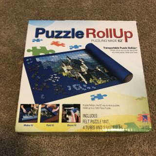 Surelox Puzzling Made Ez Puzzle Rollup Felt Transportable Puzzle Mat