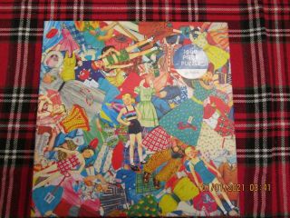 Galison " Vintage Paper Dolls " 1000 Piece Jigsaw Puzzle