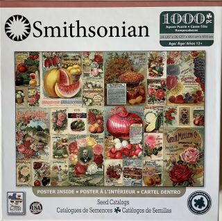 Smithsonian 1000 Piece Puzzle Seed Catalogs The Jigsaw Puzzle Factory